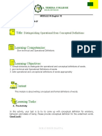 2nd Quarter - English 10 Module Second Quarter