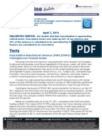 Food Additive Manufacturer Senomyx (SNMX,$SNMX) Leads ValuEngine - Com Forecast Screen