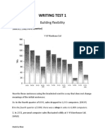 Writing Test 1: Building Flexibility