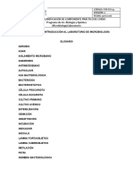 Laboratorio 1. Introducción A La Microbiología Glosario