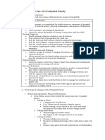 Chapter 17: Nursing Care of A Postpartal Family