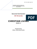 Christian Living: Second Semester