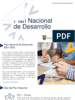 PPT Presentación de Los Ejes y Objetivos Del Plan Nacional de Desarrollo