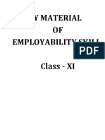 Study Material OF Employability Skill Class - XI