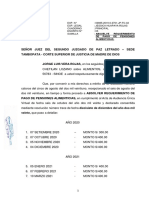 Caso de Vera Absuelve Traslado de Pago Tambopata 2021-1