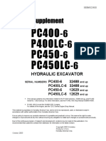 Shop Manual Supplement Komatsu PC400 6, PC400LC 6, PC450 6, PC450LC