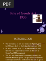 Sale of Goods Act