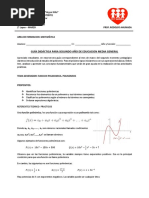 Guía Didáctica Marzo 2do. Año