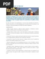 Por Qué Trabajar en Barrick