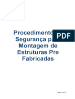 Manual de Segurança para Montagem - Pré Fabricados