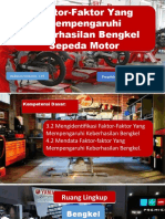 Faktor-Faktor Yang Mempengaruhi Keberhasilan Bengkel Sepeda Motor