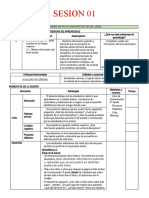 Sesiones de Comunicacion