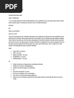 Type 2 Diabetes Mellitus