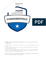 AZ-900 Practice Questions