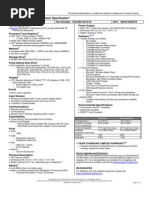 Satellite Pro C650 Detailed Product Specification: Genuine