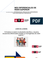 S06.s1 - Material. ECUACIONES DIFERENCIALES DE ORDEN SUPERIOR - NO HOMOGENEAS