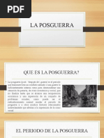 La Posguerra