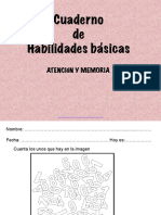 Cuaderno de Habilidades Básicas Atención y Memoria