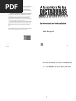 ROUQUIÉ Alain - A La Sombra de Las Dictaduras. La Democracia en America Latina