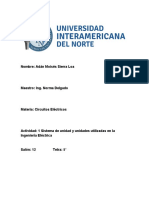 Actividad 1 Sistema de Unidades y Las Unidades Utilizadas en La Ingeniería Eléctrica