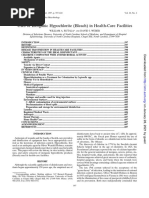 Uses of Inorganic Hypochlorite (Bleach) in Health-Care Facilities