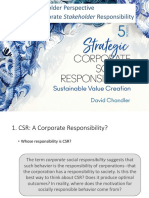 Part II: A Stakeholder Perspective Chapter 4: Corporate Stakeholder Responsibility