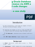 Oracle Performance Tuning Case