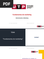 Fundamentos de Marketing - Unidad I - Sesión 1