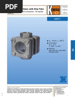 Sight Glass With Drip Tube: Threaded Connection For Liquids
