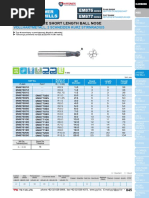 X-Power End Mills EM877 EM876: Carbide, 2 Flute Short Length Ball Nose