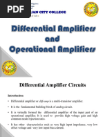 Differential Amplifier and Operational Amplifiers