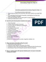 Accountancy Class 12 Project On Comprehensive Problems