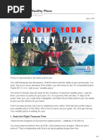 Finding Your Wealthy Place