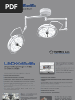 Ficha Técnica LED - X3636-160K Lux, LAMPARA CIELITICA 160000 LUX