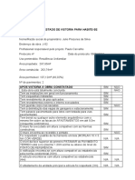 Atestado de Vistoria para Habite-Modelo Padrão 2