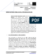 Solicitudes de Divorcio Mutuo Acuerdo Notarial