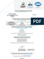 Certificado N03475