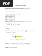 Ejemplos - Funciones Vectoriales - Parte I