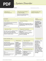 System Disorder: Renal Calculi