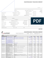 Support: Maintenance Tracking Report