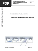 Sso-Pr-16 Procedimiento para La Conduccion y Operación Segura de Vehiculos v04