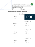 SOAL Ujian Bahasa Arab Kelas 5