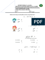 SOAL Ujian Bahasa Arab Kelas 3