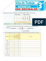 Los Numeros Decimales para Tercer Grado de Primaria