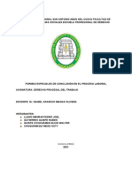 Formas Especiales de Conclusión Del Proceso Laboral