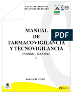 RAAF014 Manual de Farmacovigilancia y Tecnovigilancia V1