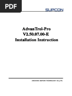 AdvanTrol-Pro V2.50.07.00-E Installation Instruction