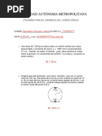 Examen Segundo Parcial Dinamica