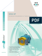 WSG-SF: Gearless Synchronous Lift Machine