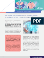 Estudio Del Comportamiento y La Actividad Mental - La Conducta Humana y Los Procesos Psicológicos